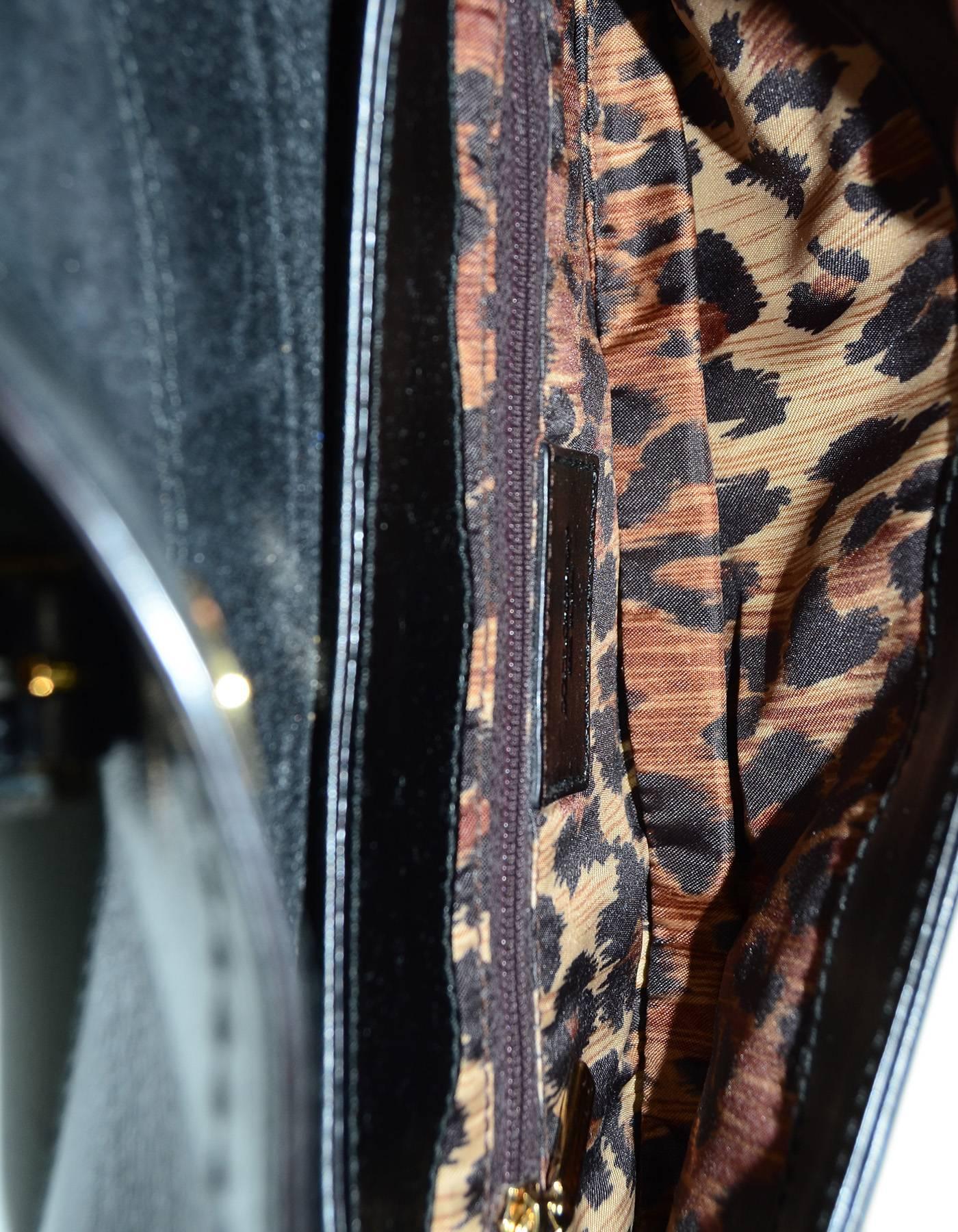 Dolce & Gabbana Black Leather Pochette Bag 2