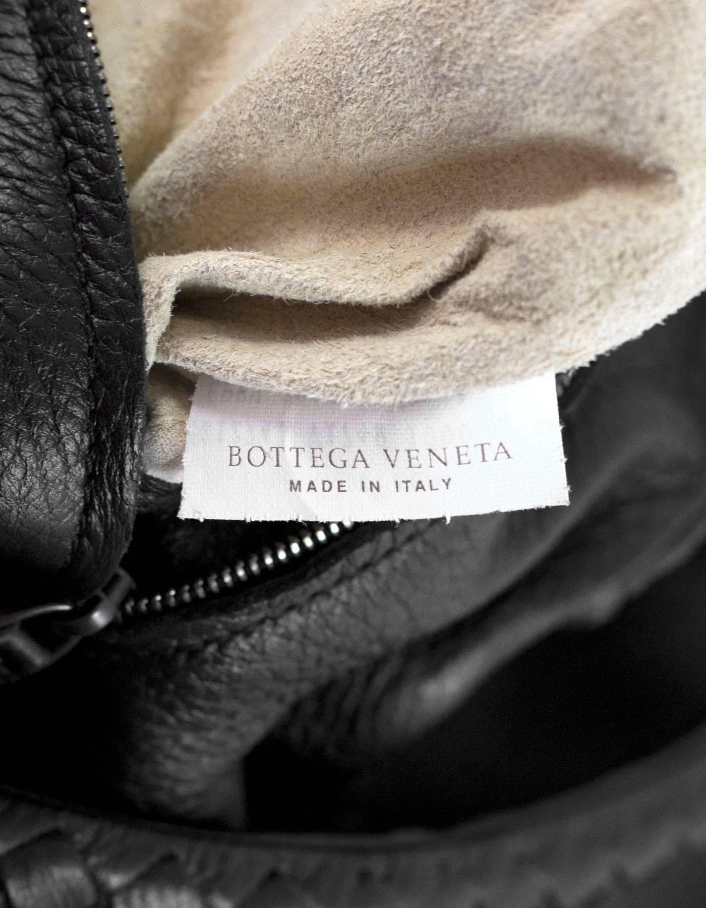 Bottega Veneta Black Cervo Leather Large Baseball Hobo Bag rt. $1, 780 5