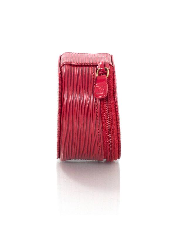 Red Epi Leather Louis Vuitton Bijoux Travel Case - Luggage