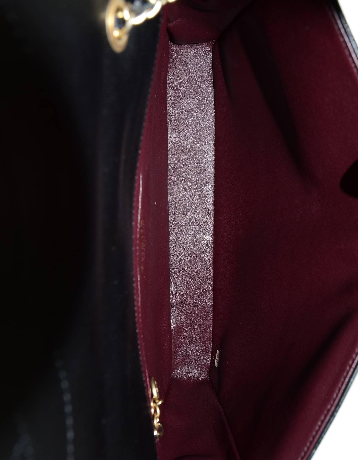 Chanel Black Quilted Lambskin Leather Diamond CC Medium Flap Bag rt. $4, 000 1