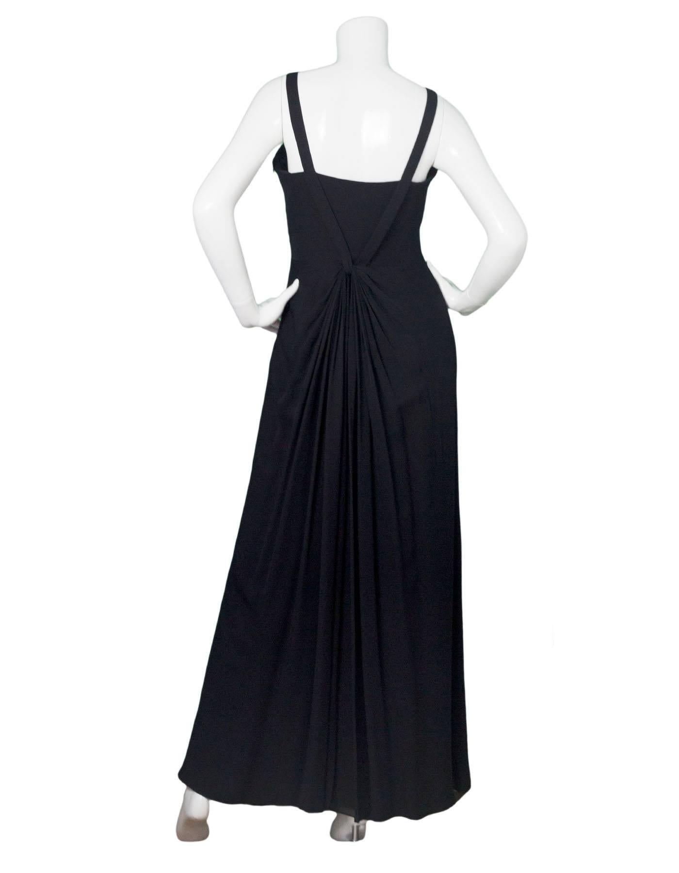 armani black gown