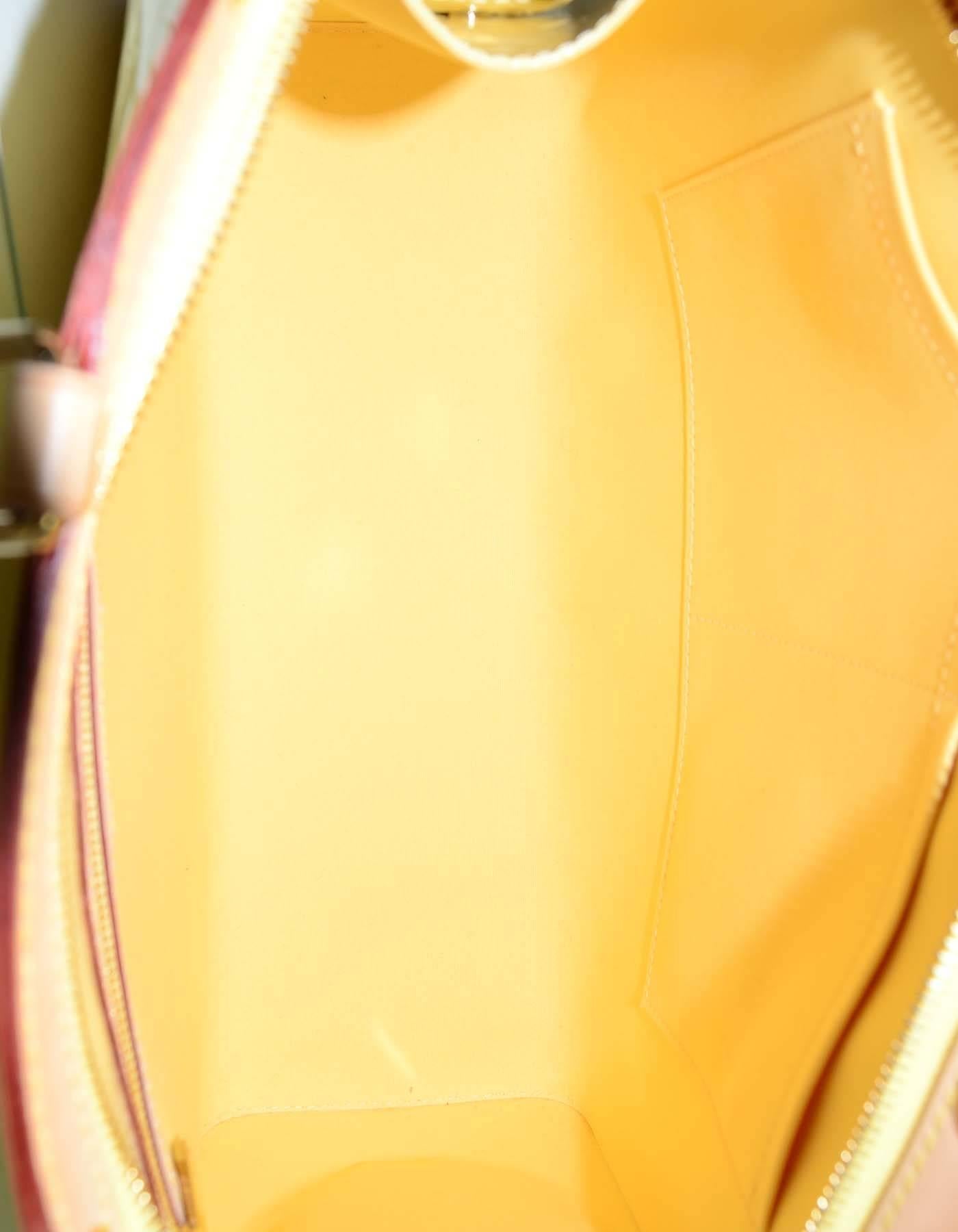 yellow monogram handbag bag