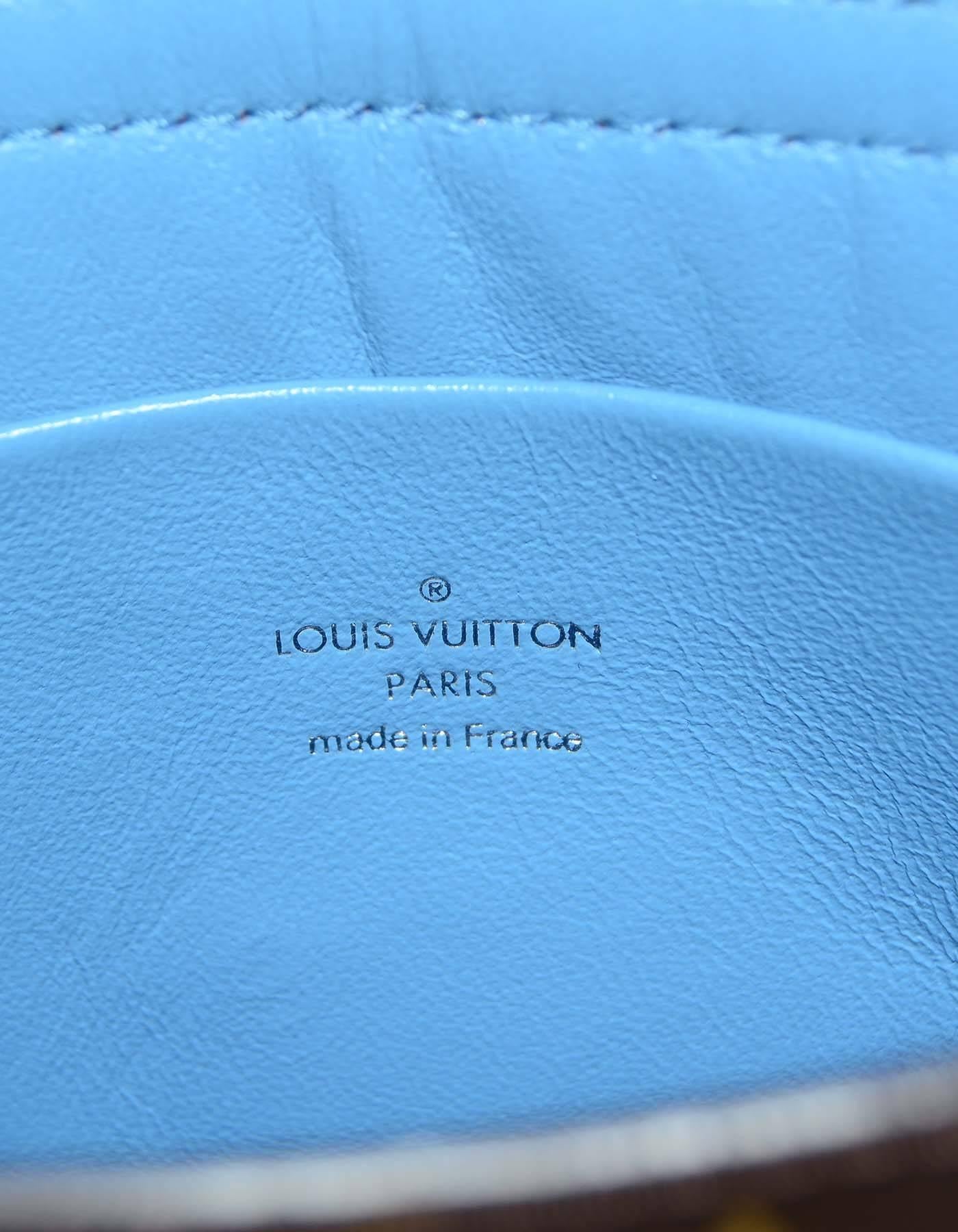 Louis Vuitton Blue and Bown Monogram Mask Pochette Crossbody Bag rt. $3, 250 2