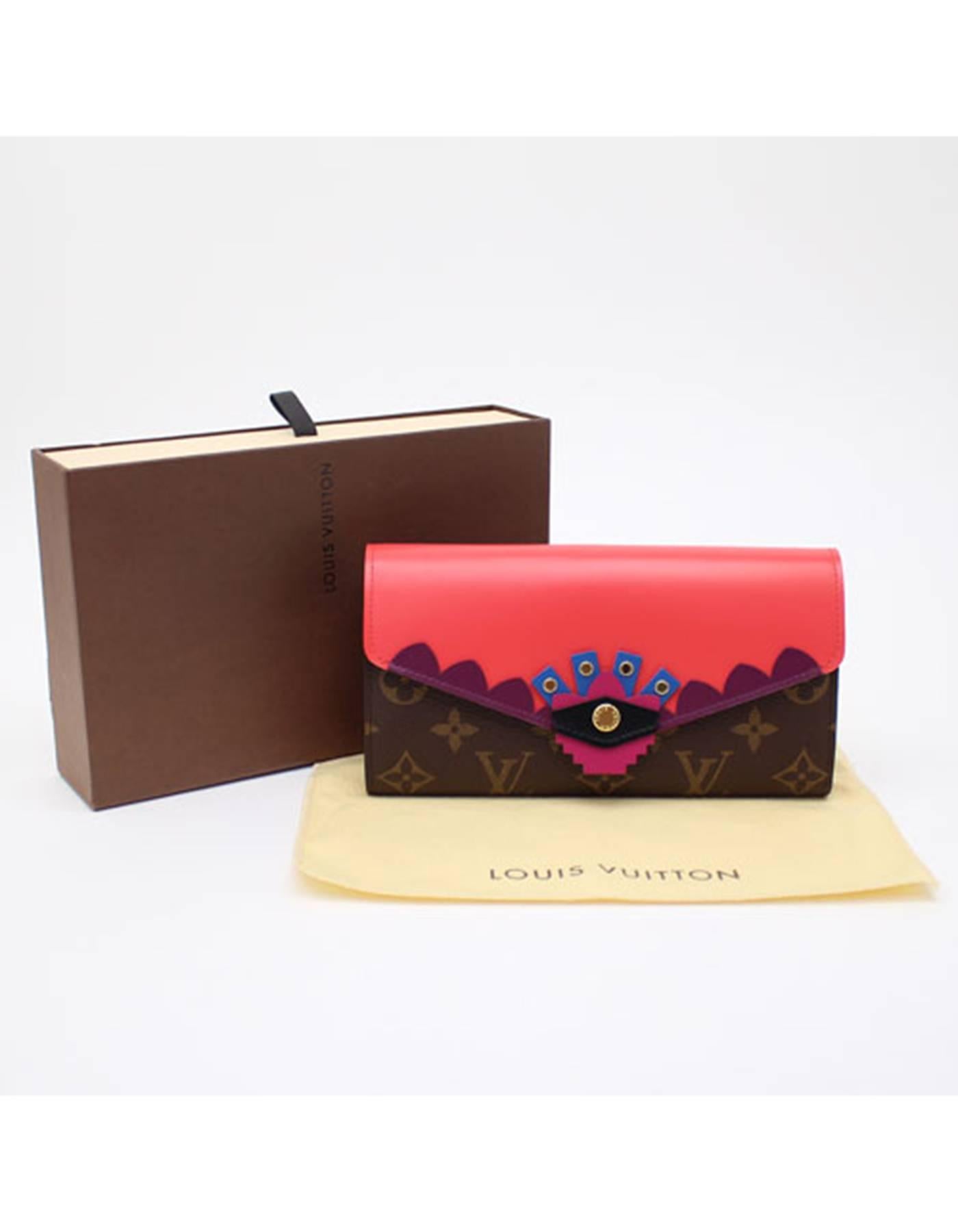 Louis Vuitton Flamingo Monogram Totem Sarah Wallet 5