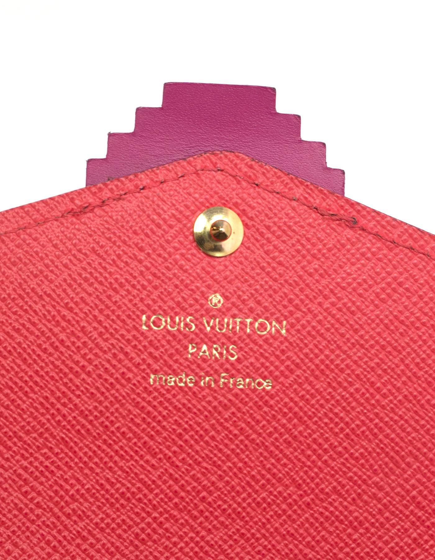 Louis Vuitton Flamingo Monogram Totem Sarah Wallet 3