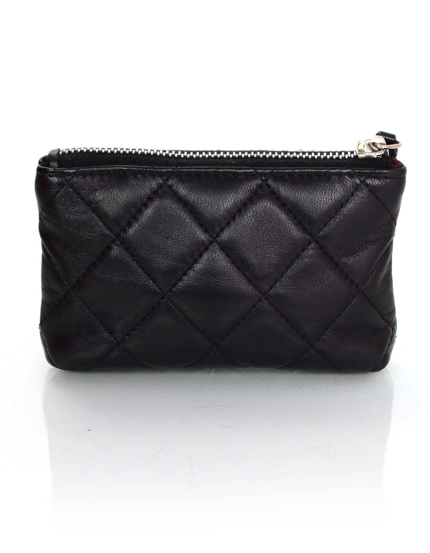 chanel key pouch