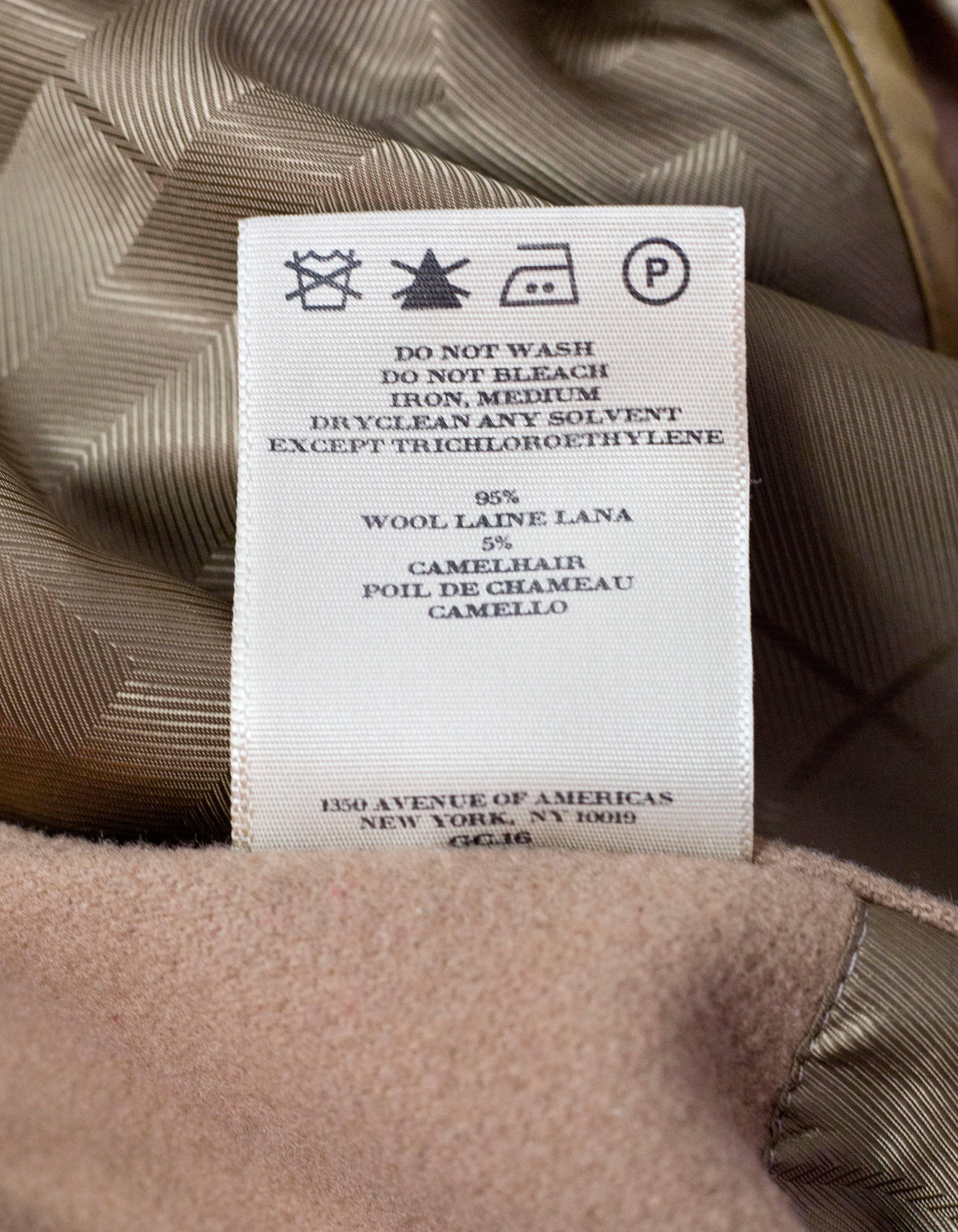 Burberry London Tan Trench Coat w/ Detachable Hood sz XL 3