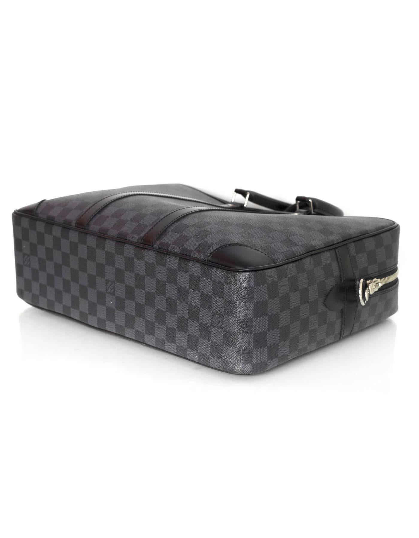Louis Vuitton Damier Graphite Porte-Documents Voyage GM Computer Bag In Excellent Condition In New York, NY