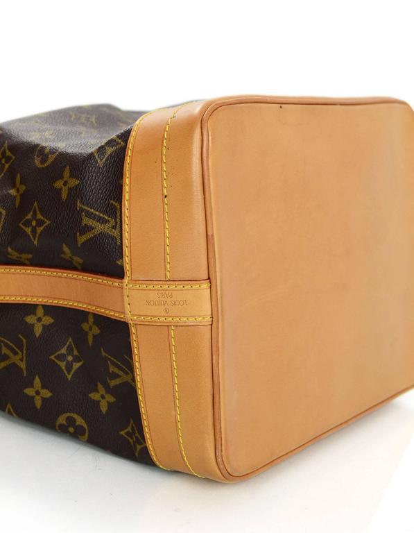 Brown Louis Vuitton Monogram Noe Fringe Bucket Bag – Designer Revival