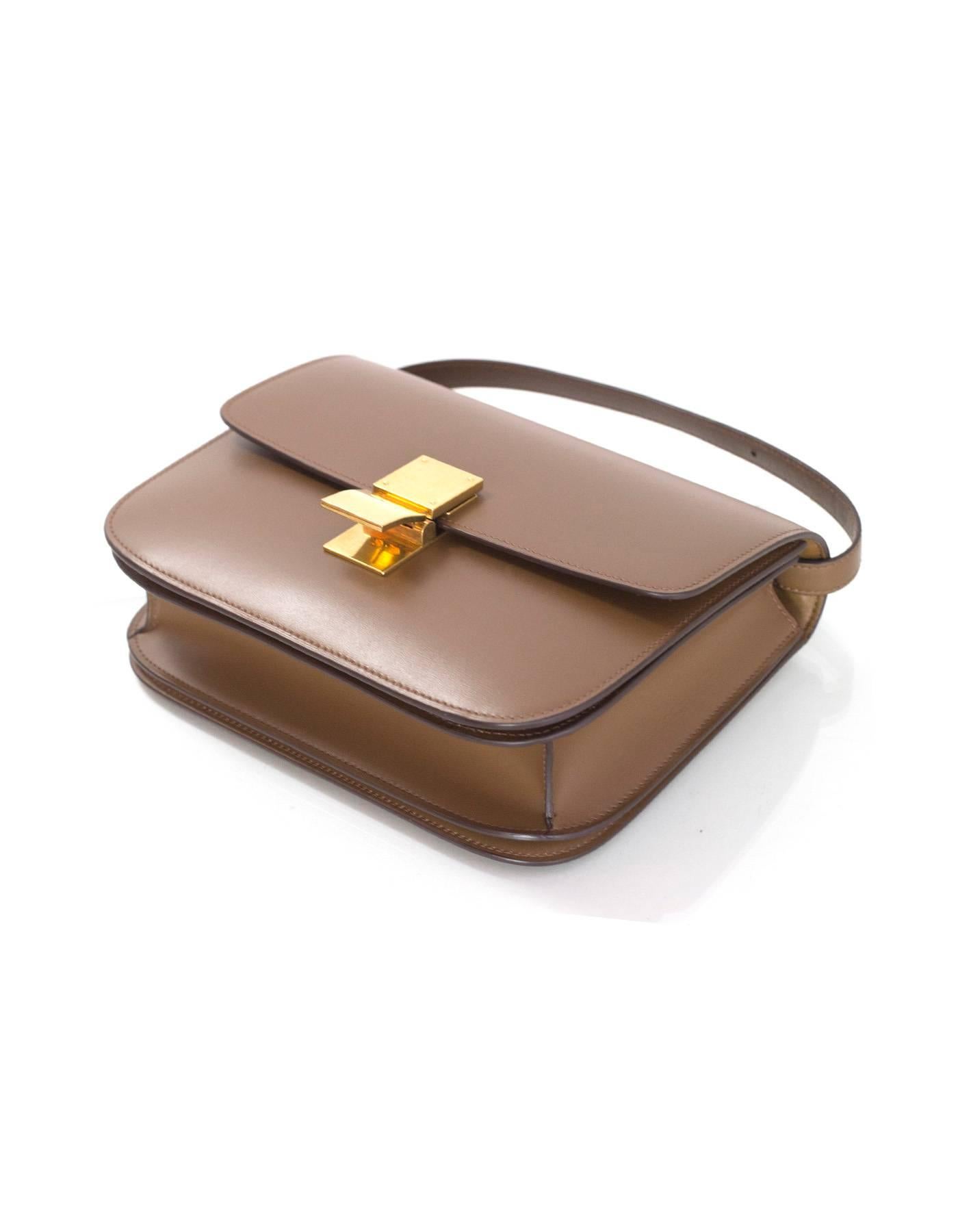 Celine Camel Leather Medium Box Bag rt. $3, 900 2