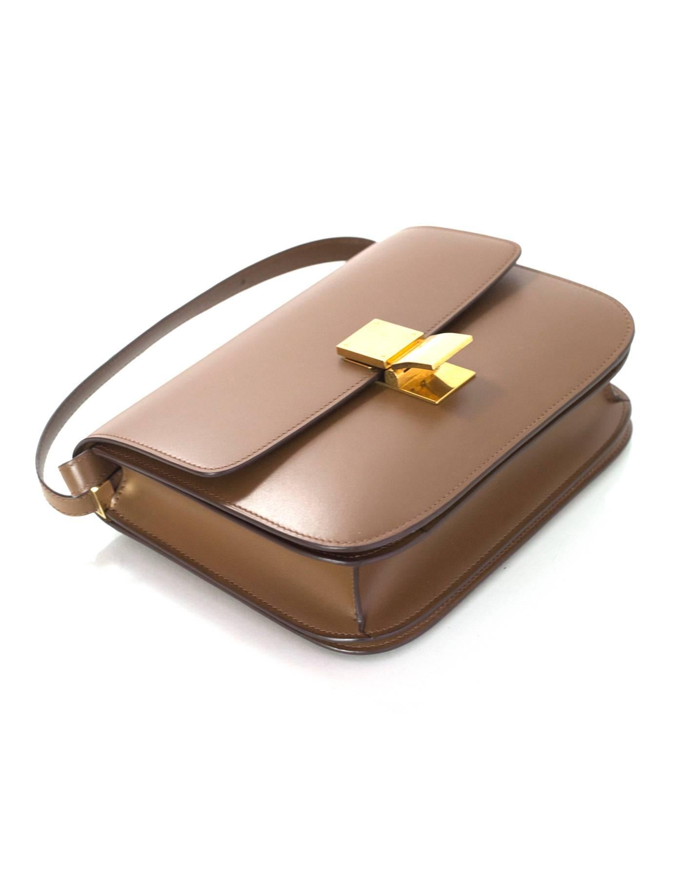 Celine Camel Leather Medium Box Bag rt. $3, 900 1