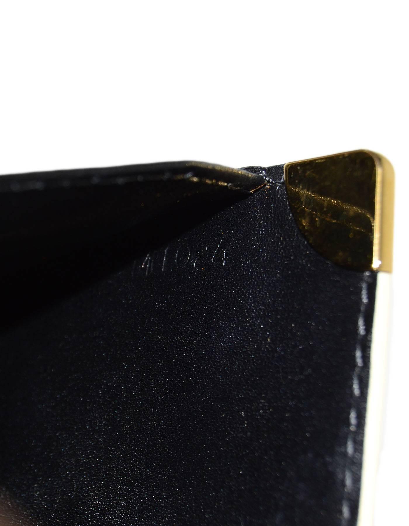 Louis Vuitton Black Leather Compact Suhali Wallet rt. $690 2
