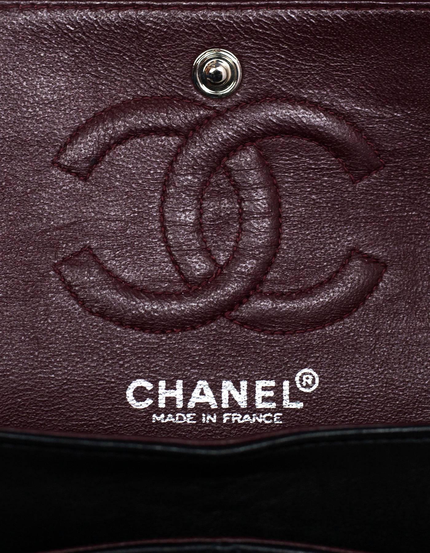 Chanel Black CC Lucky Charm 2.55 Reissue 225 Double Flap Bag 1
