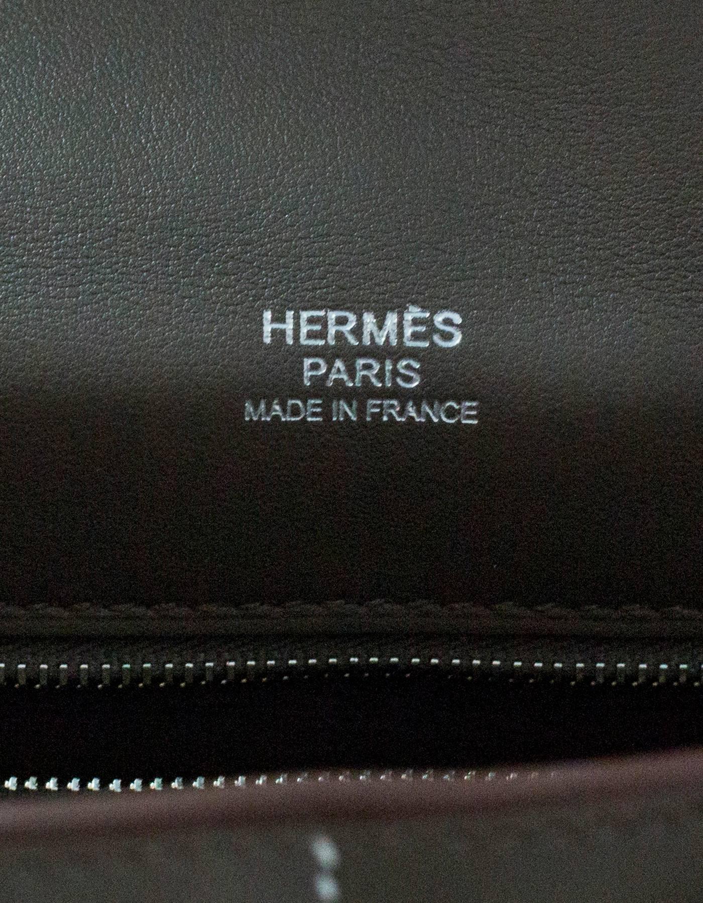 Hermes Grey Swift Leather Berline 28 Shoulder Bag PHW rt. $8, 250 2