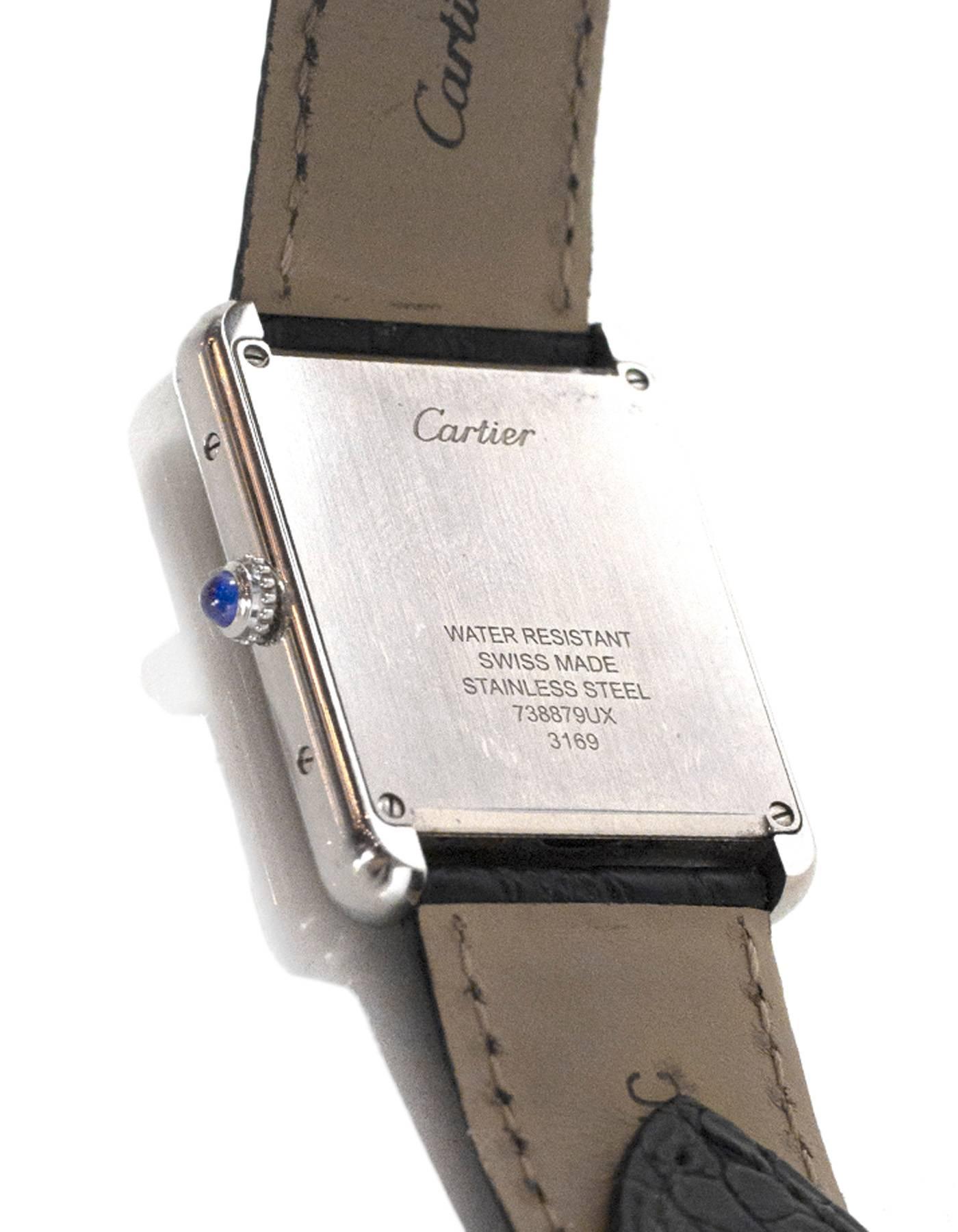 Women's or Men's Cartier Small Tank Solo 2716 24mm Quartz Watch