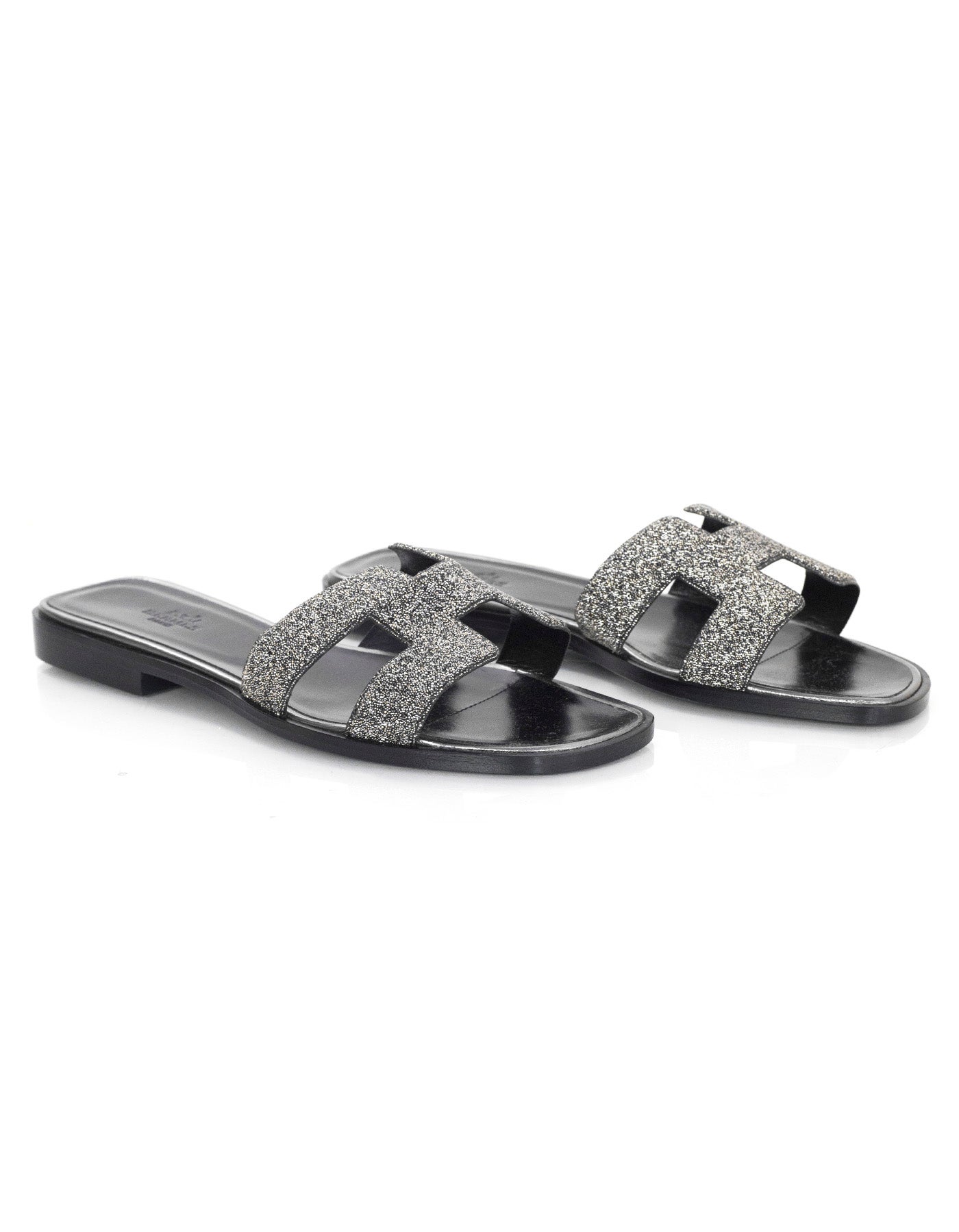 hermes oran sandals crystal