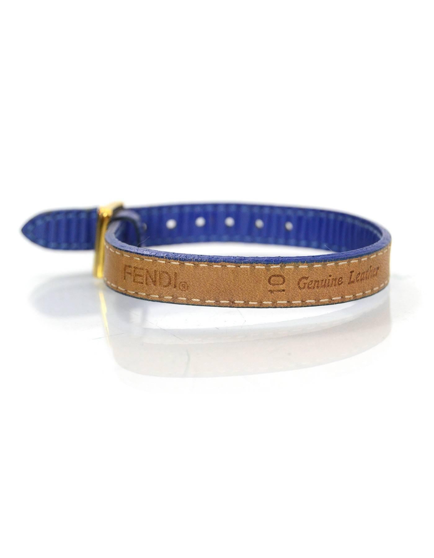 fendi bracelet leather