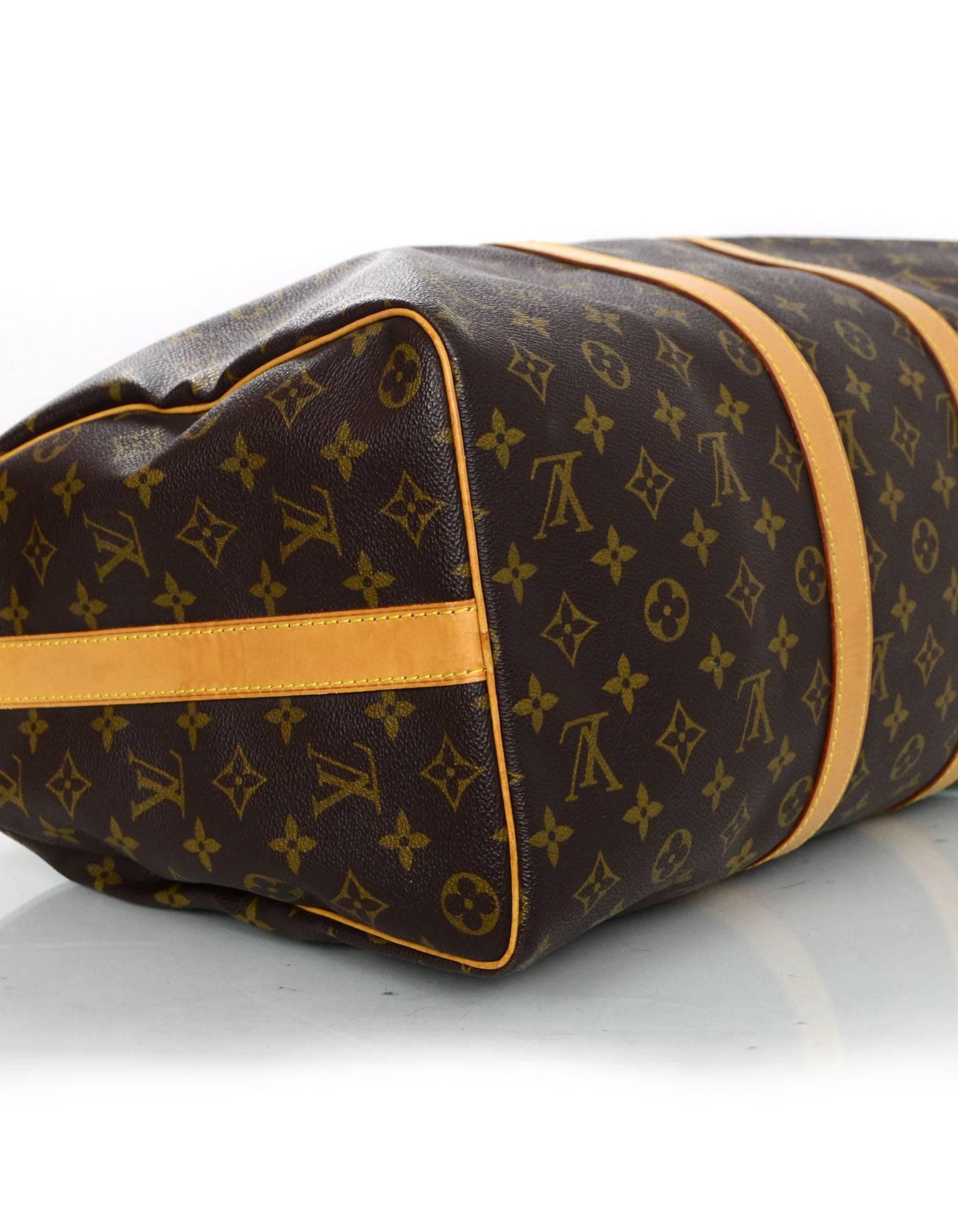 Louis Vuitton Monogram Keepall Bandouliere 45 Duffle Bag In Excellent Condition In New York, NY