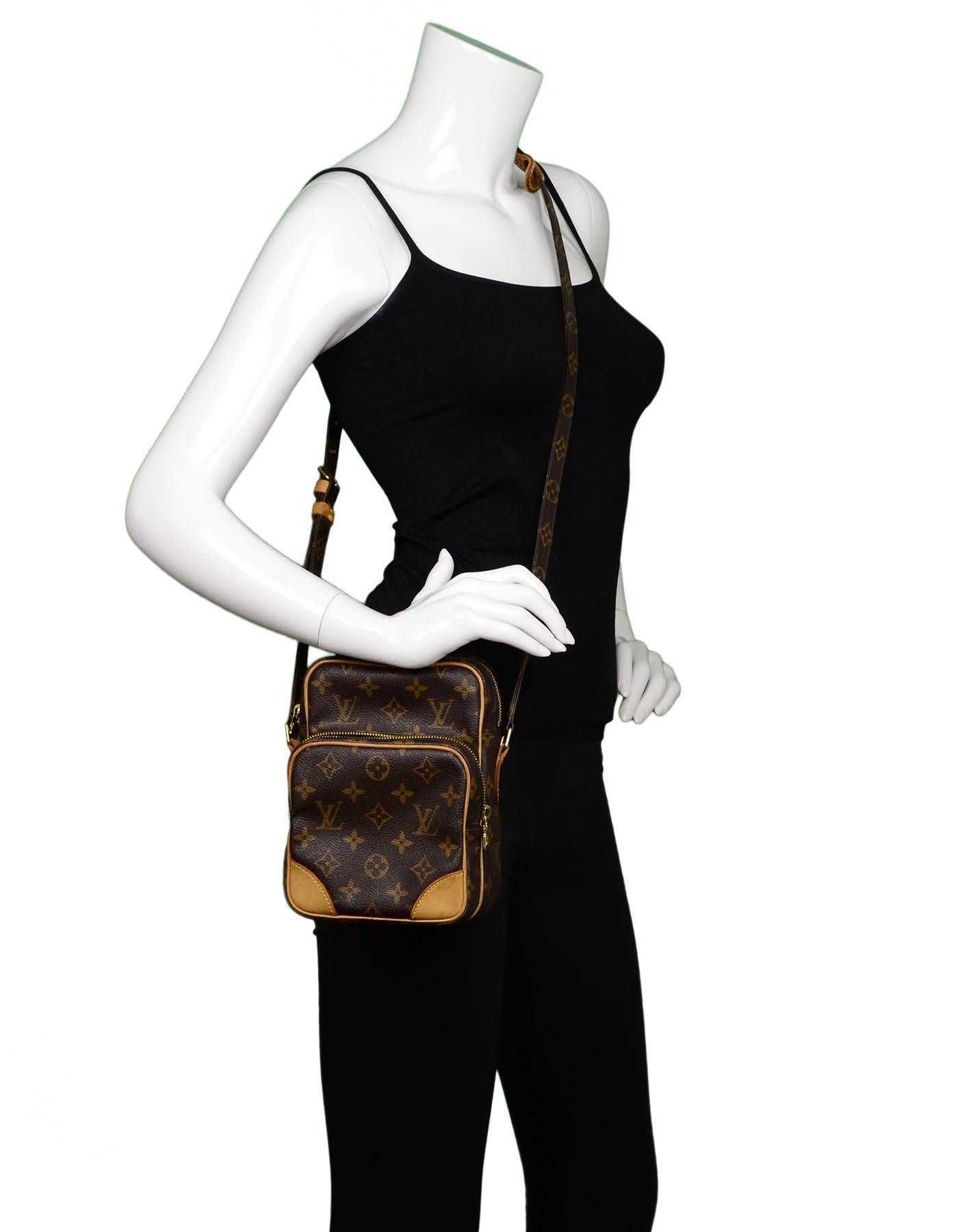 Louis Vuitton Monogram Amazon PM Crossbody Camera Bag 1
