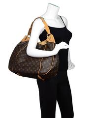 Louis Vuitton Discontinued Monogram Galleria GM Tote Bag