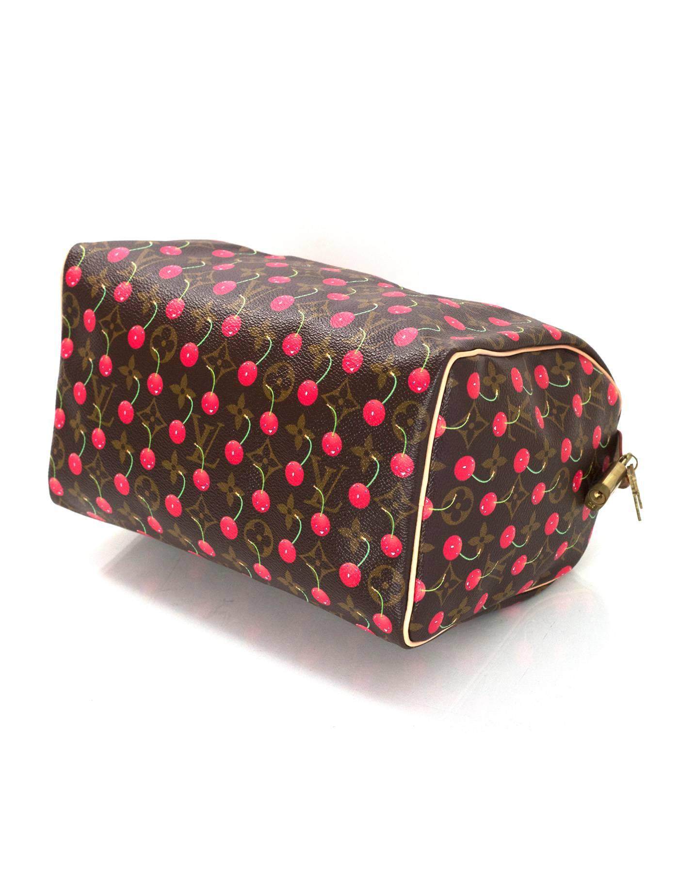 Bolso Louis Vuitton Edición Limitada Monograma Cereza Cerises Speedy 25 2