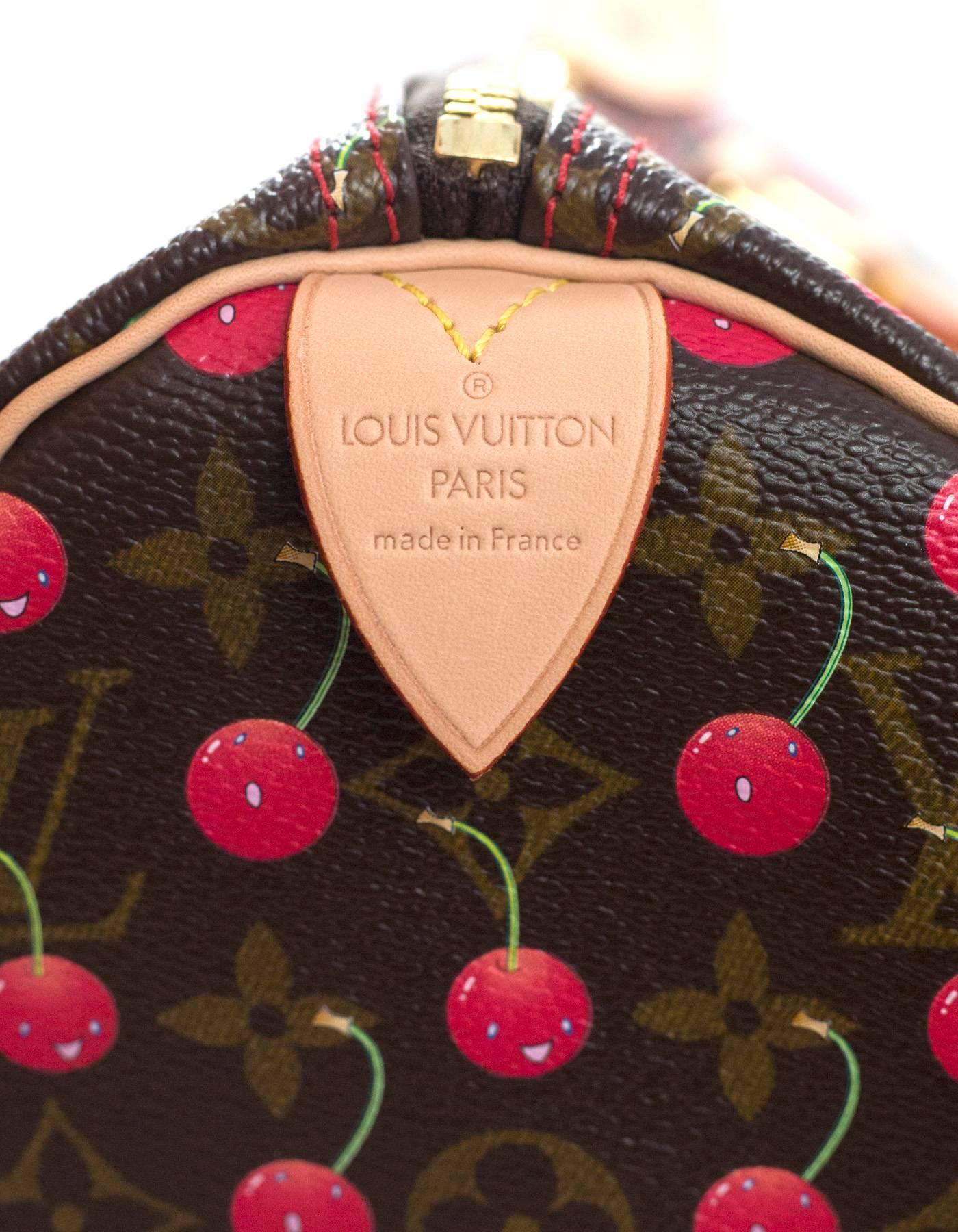 Bolso Louis Vuitton Edición Limitada Monograma Cereza Cerises Speedy 25 4