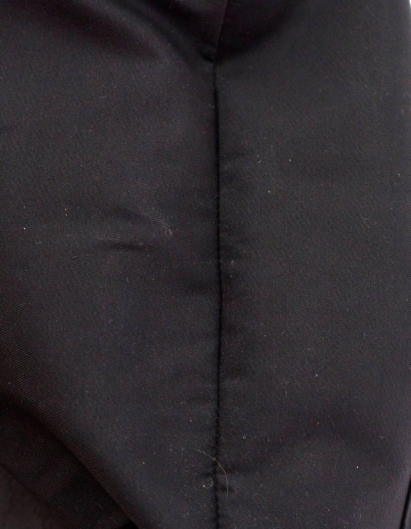 Gucci Black Monogram Shoulder Bag In Excellent Condition In New York, NY