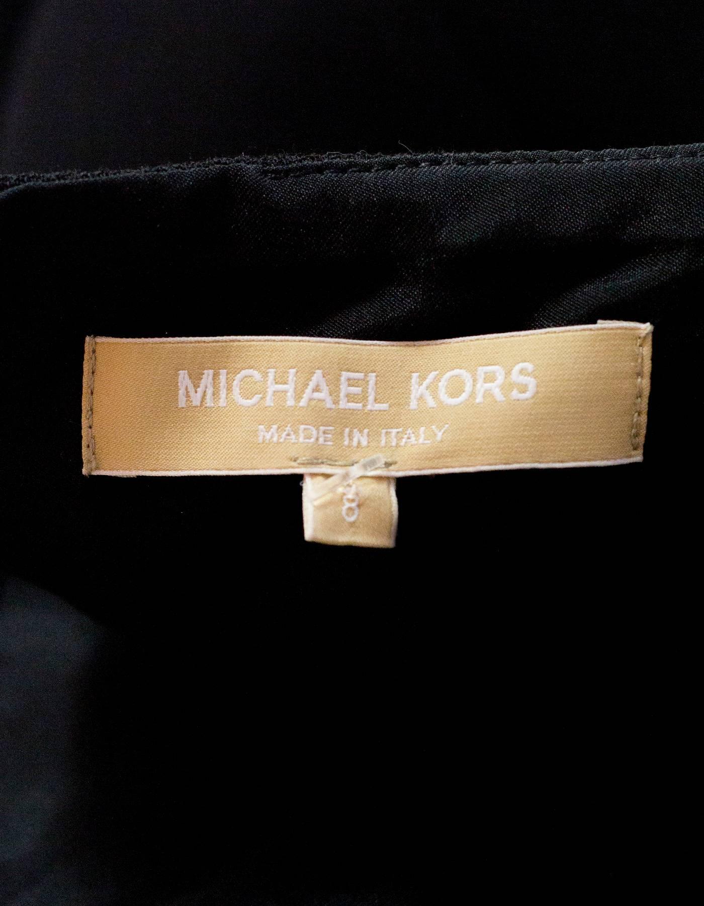 Michael Kors Black Shift Dress sz US8 1