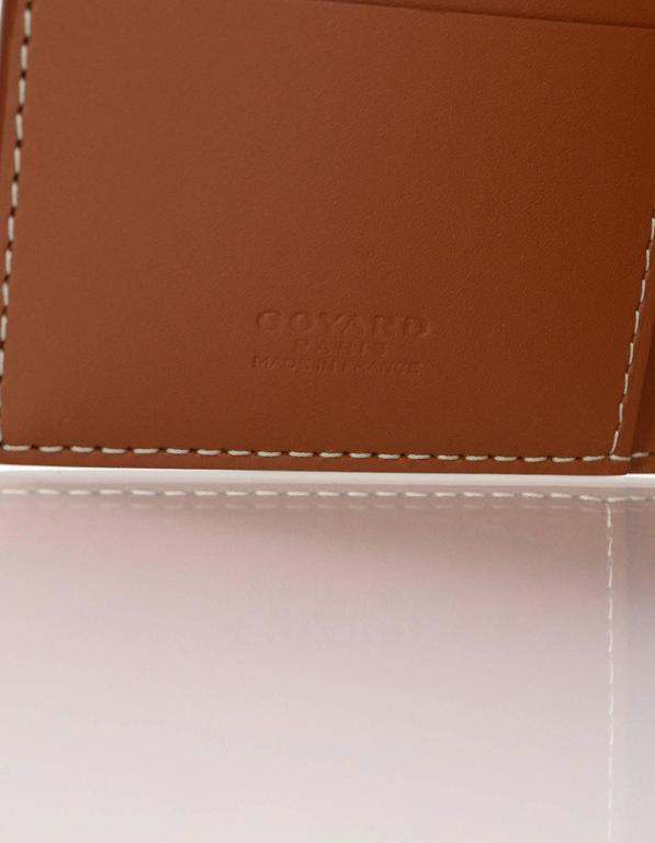 Authentic New Goyard Grenelle Passport Cover, White (Cardholder