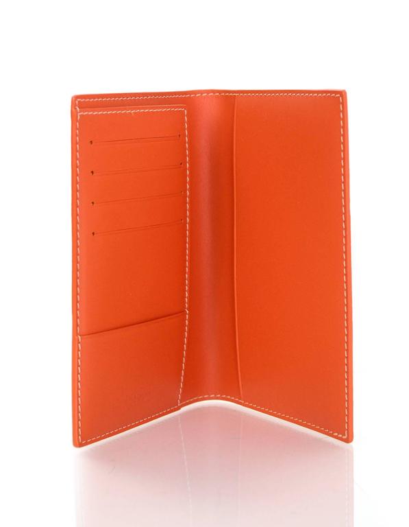 Goyard NEW Orange Grenelle Passport Holder at 1stDibs goyard passport