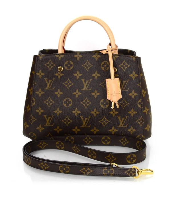 Louis Vuitton Monogram Mini Montaigne BB Satchel Crossbody Bag Bag For Sale at 1stdibs