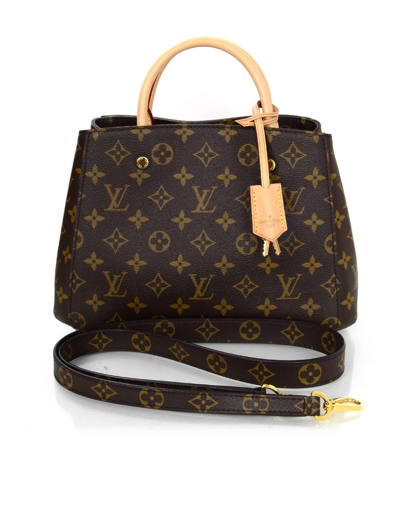 Louis Vuitton Monogram Mini Montaigne BB Satchel Crossbody Bag Bag 2