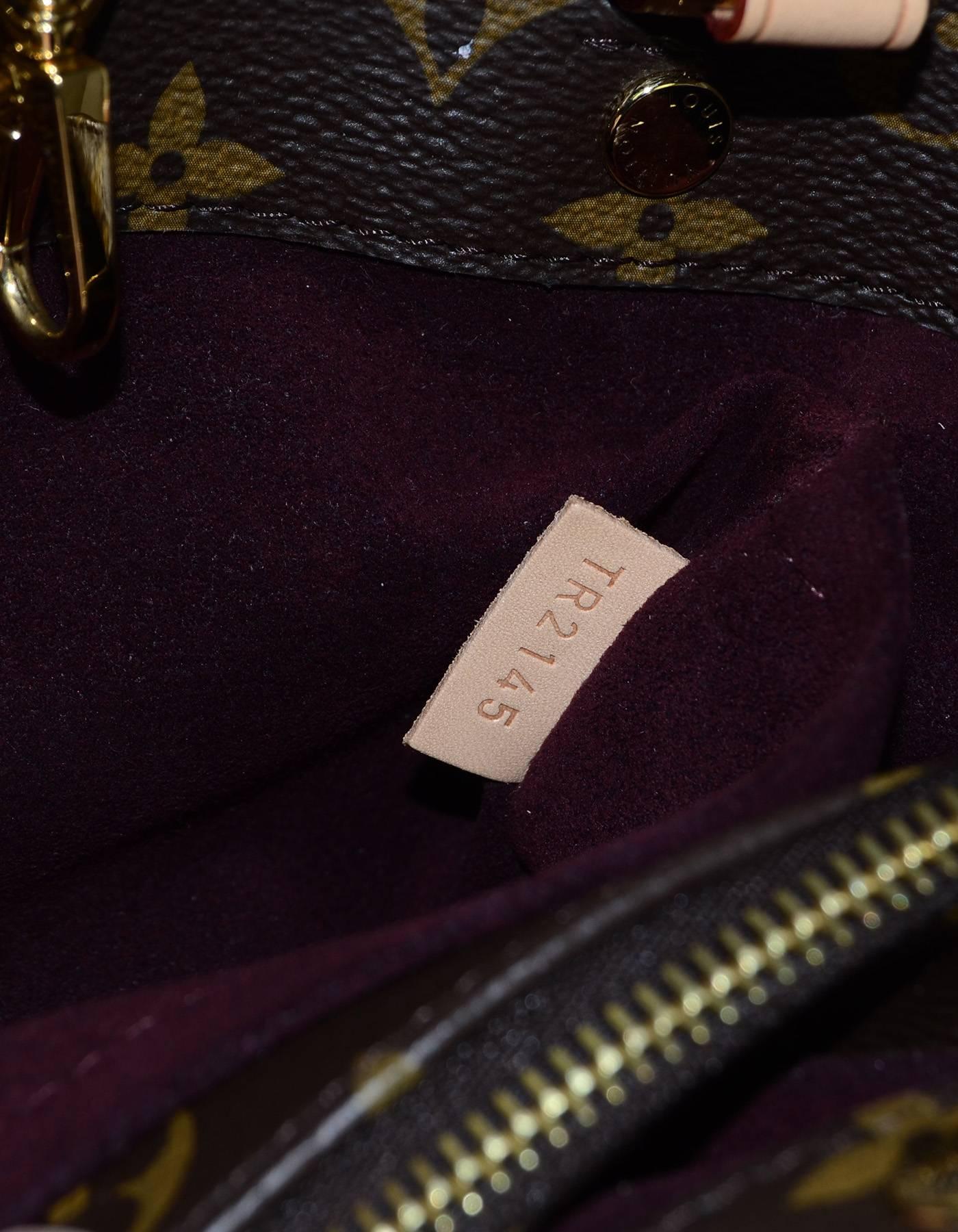 Louis Vuitton Monogram Mini Montaigne BB Satchel Crossbody Bag Bag 1