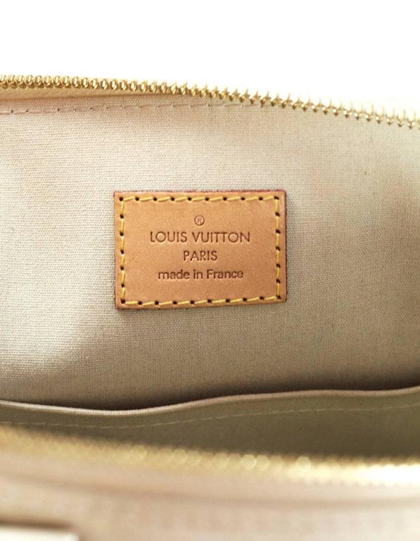 Bréa patent leather handbag Louis Vuitton Beige in Patent leather - 12166026