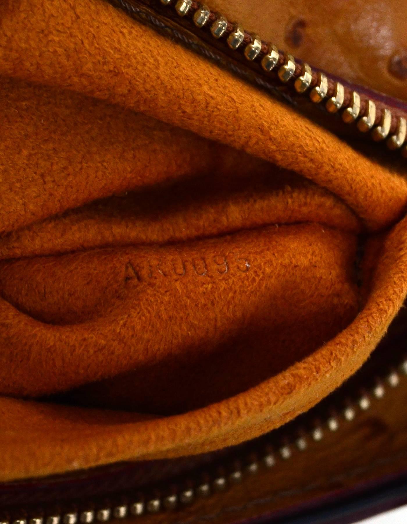 Louis Vuitton Ltd. Ed. Monogram & Ostrich Macha Waltz Bag rt. $3, 700 1