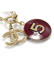 Chanel '13 Chain Link CC & No. 5 Pendant Necklace