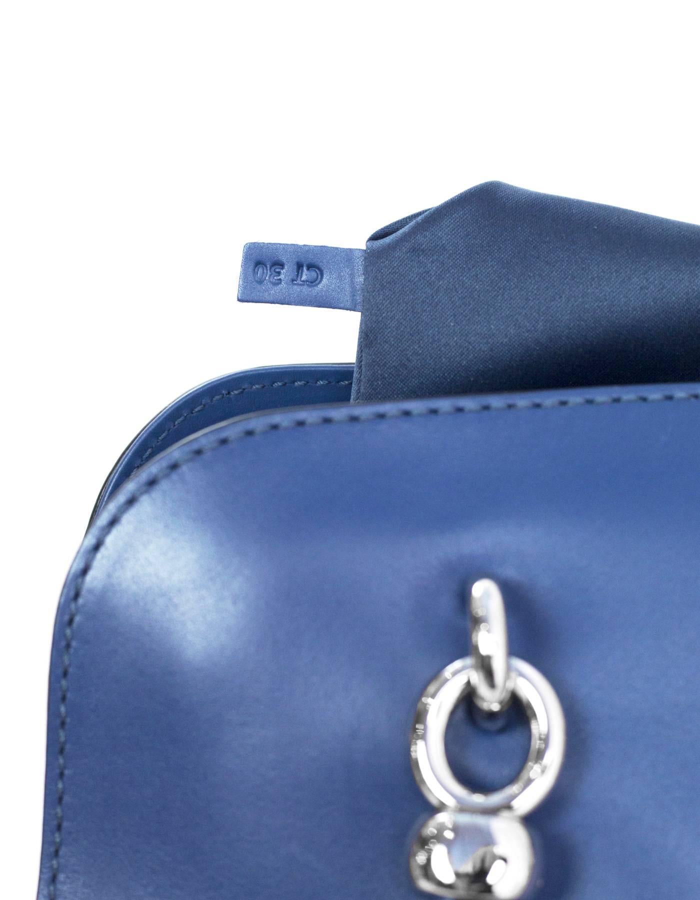 Tod's Blue Sella Bauletto Piccolo Satchel Bag w/ Strap rt. $1, 595 5