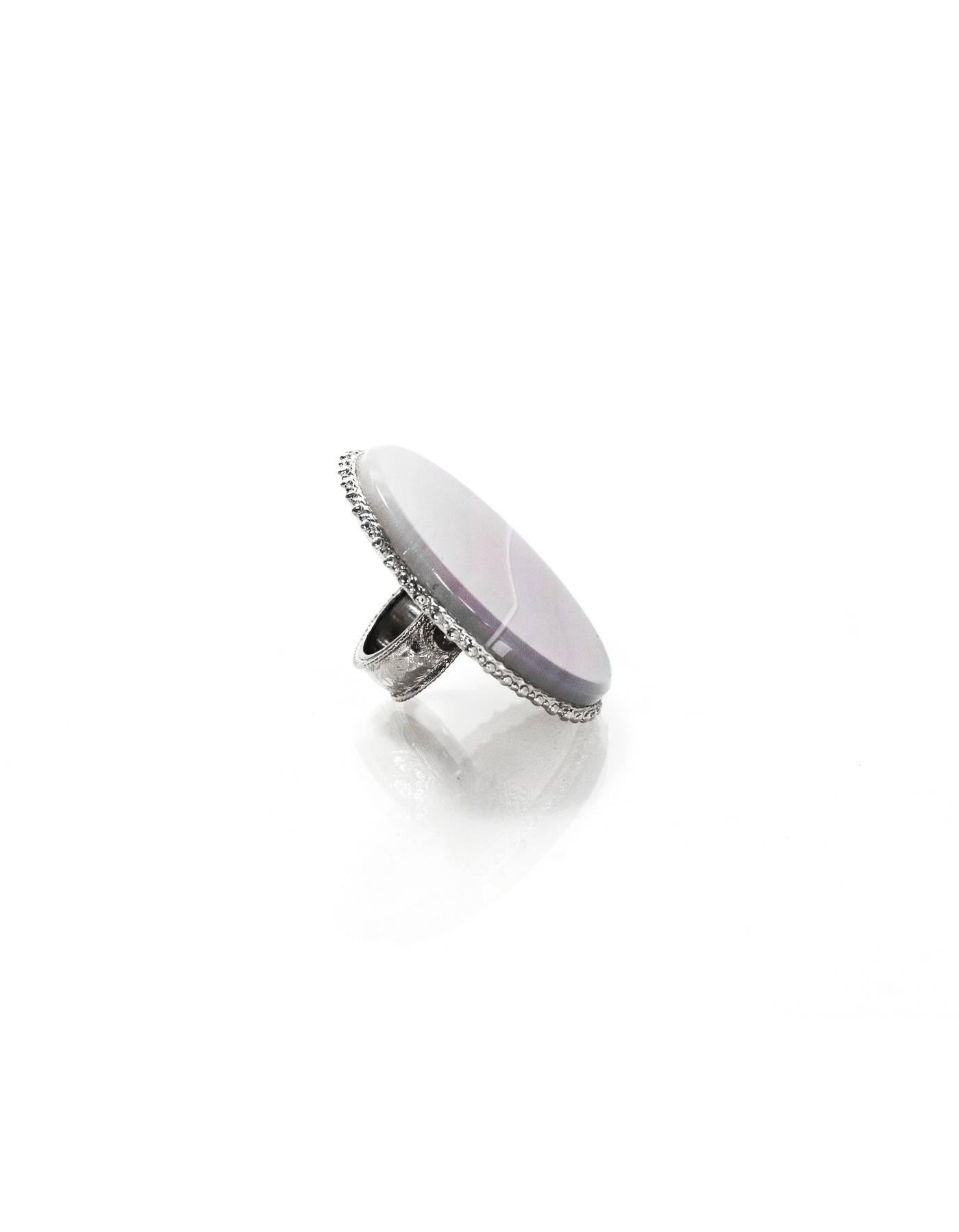 Chanel XL Cocktail Ring Sz 6.5 In Excellent Condition In New York, NY
