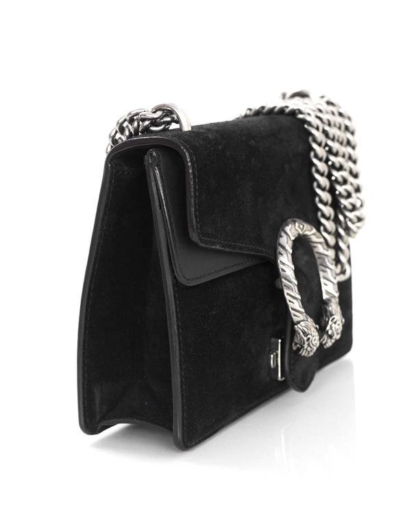 Gucci Black Suede Dionysus Mini Flap Crossbody Bag For At 1stdibs Gucci Black Suede Dionysus Mini Flap Crossbody Bag In Excellent Condition For New York