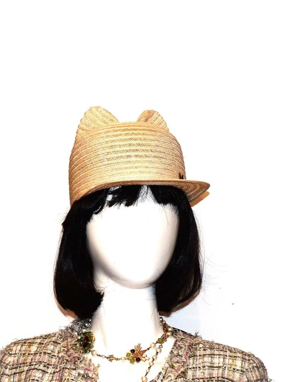Maison Michel NEW Natural Straw Jamie Hat sz M rt. $655 For 