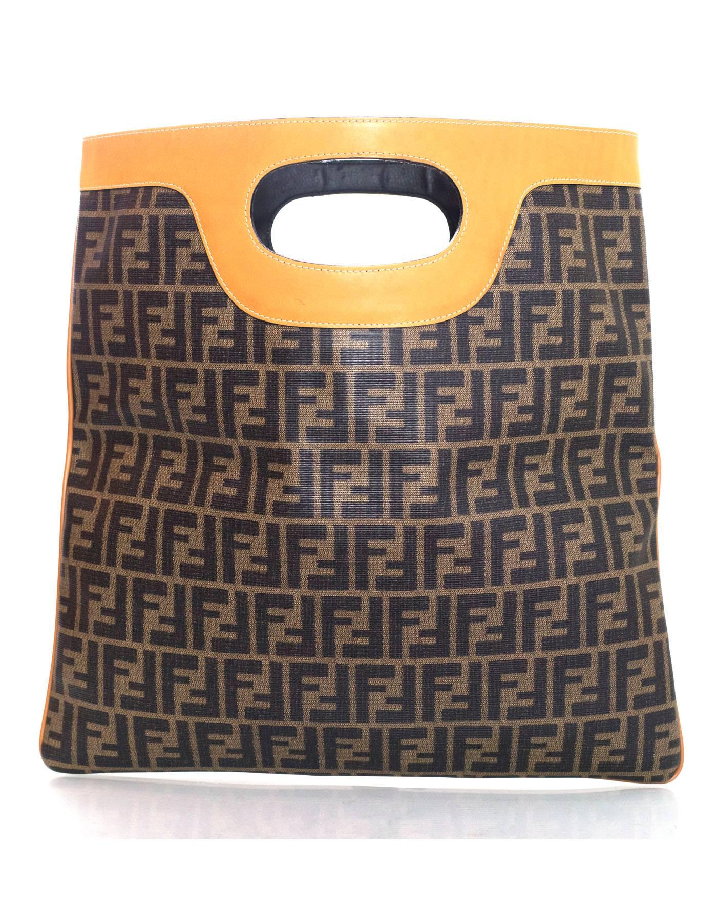 Fendi Vintage Foldover Zucca Tote/Clutch Bag For Sale at 1stDibs | fendi  fold over bag, vintage fendi clutch, fendi clutch vintage