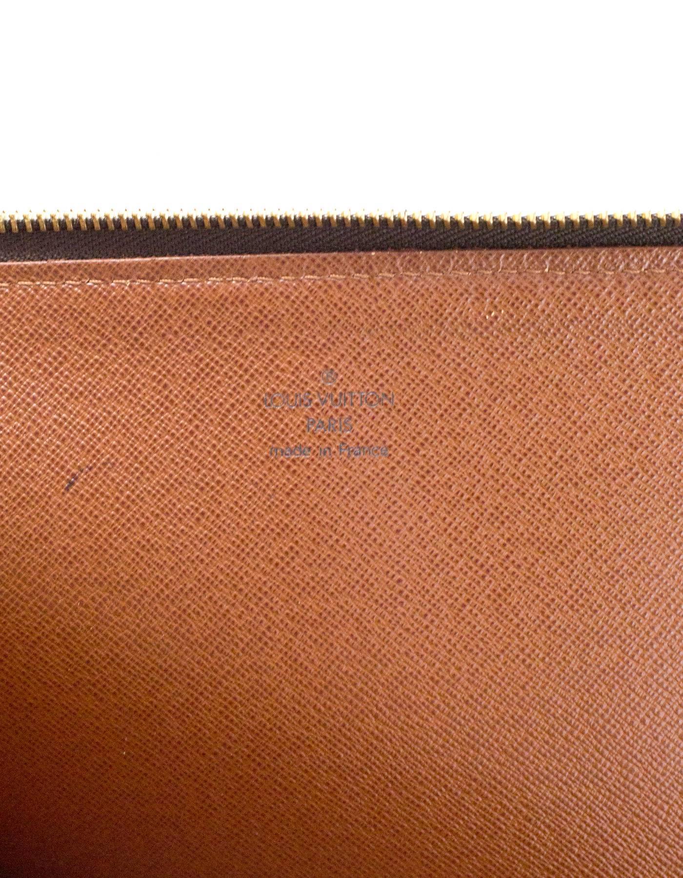 Louis Vuitton Monogram Poche Documents Portfolio Case In Excellent Condition In New York, NY