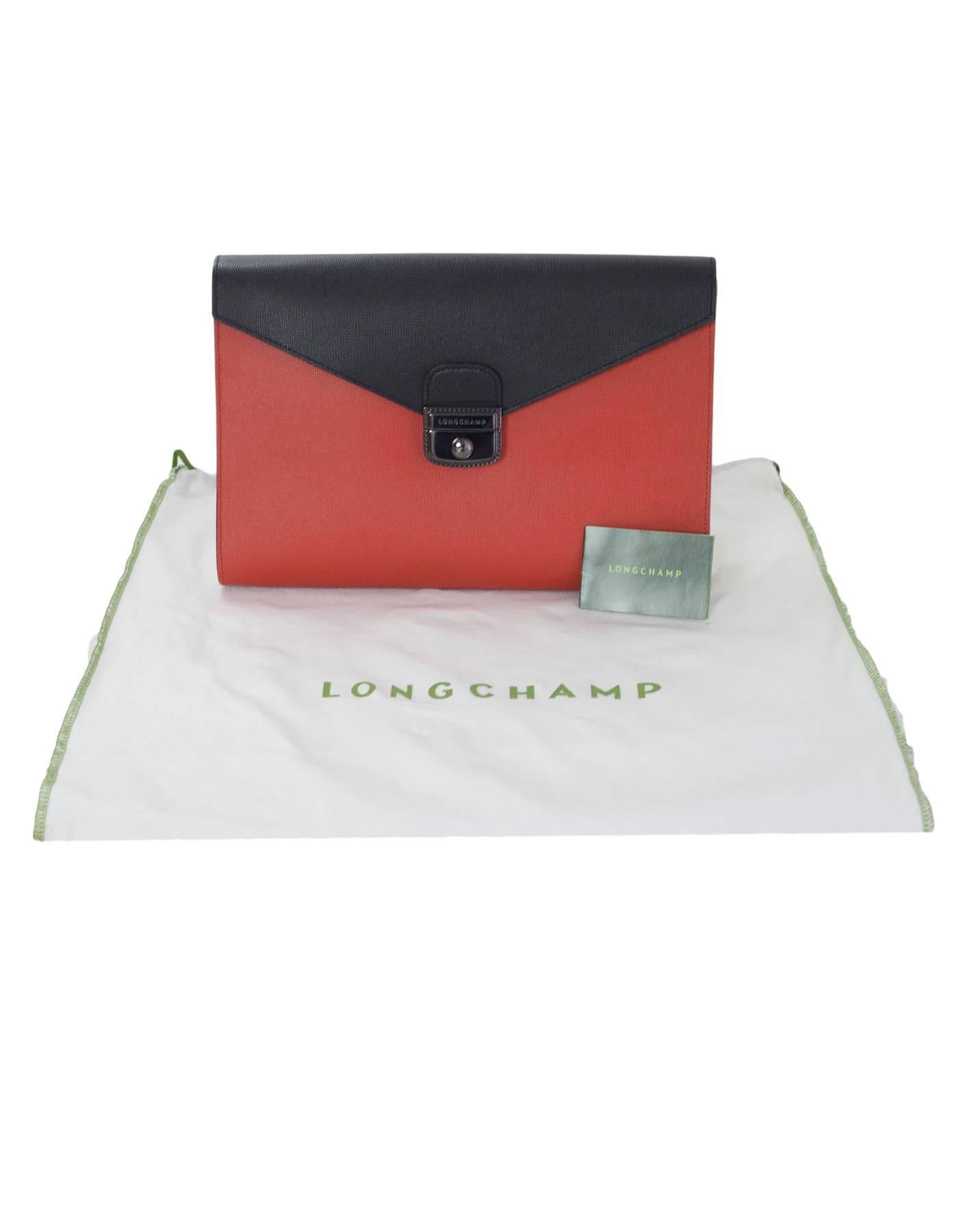 Longchamp Le Pliage Hertiage Tri-Color Clutch Bag 3