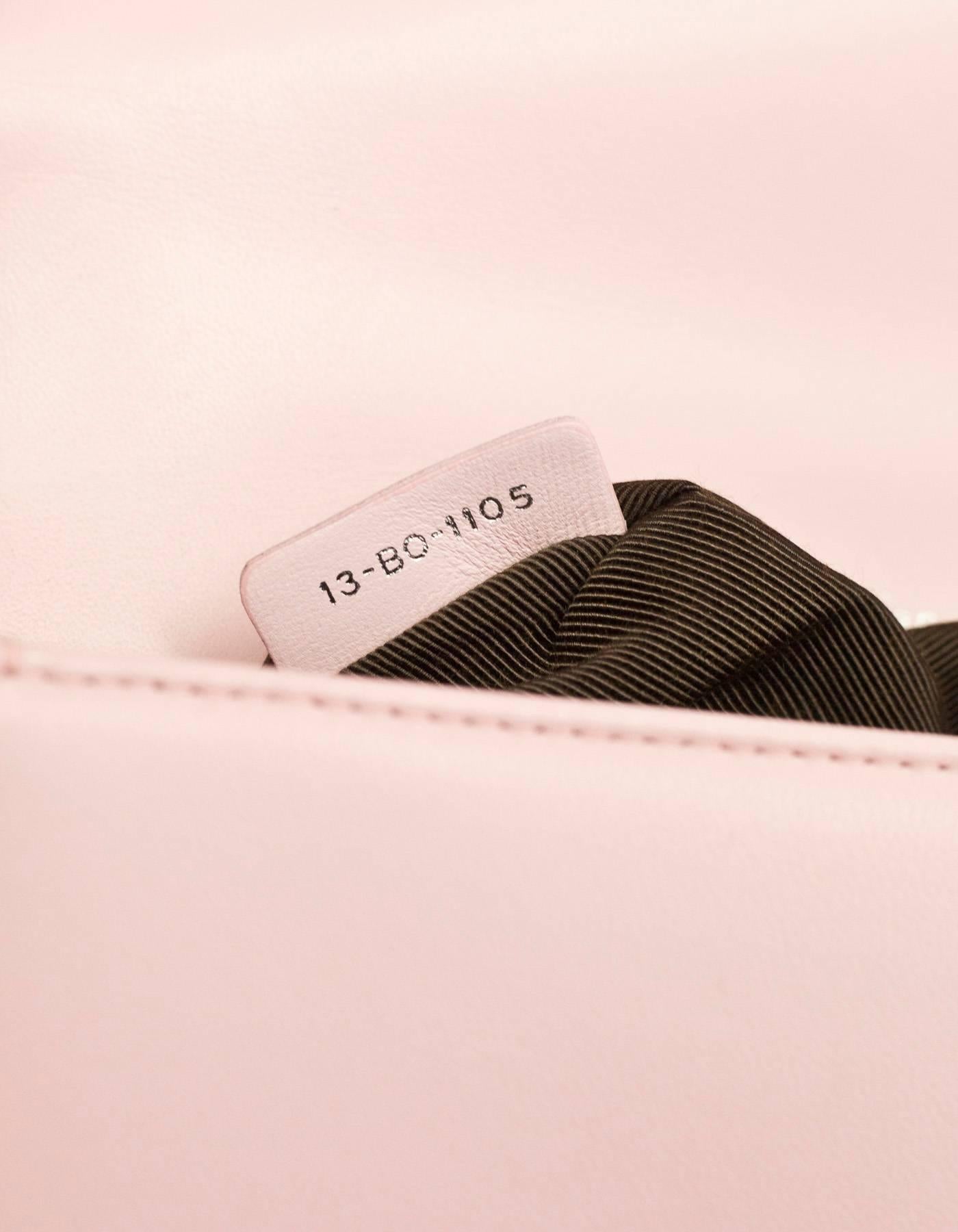 Christian Dior Pink Leather Small Diorama Flap Bag 2