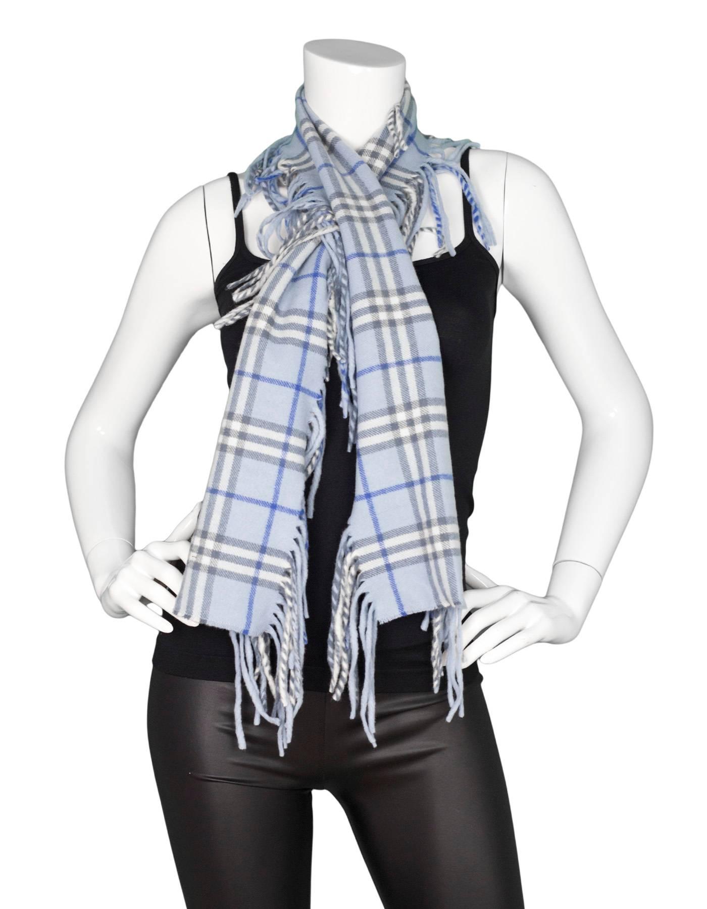 burberry fringe scarf