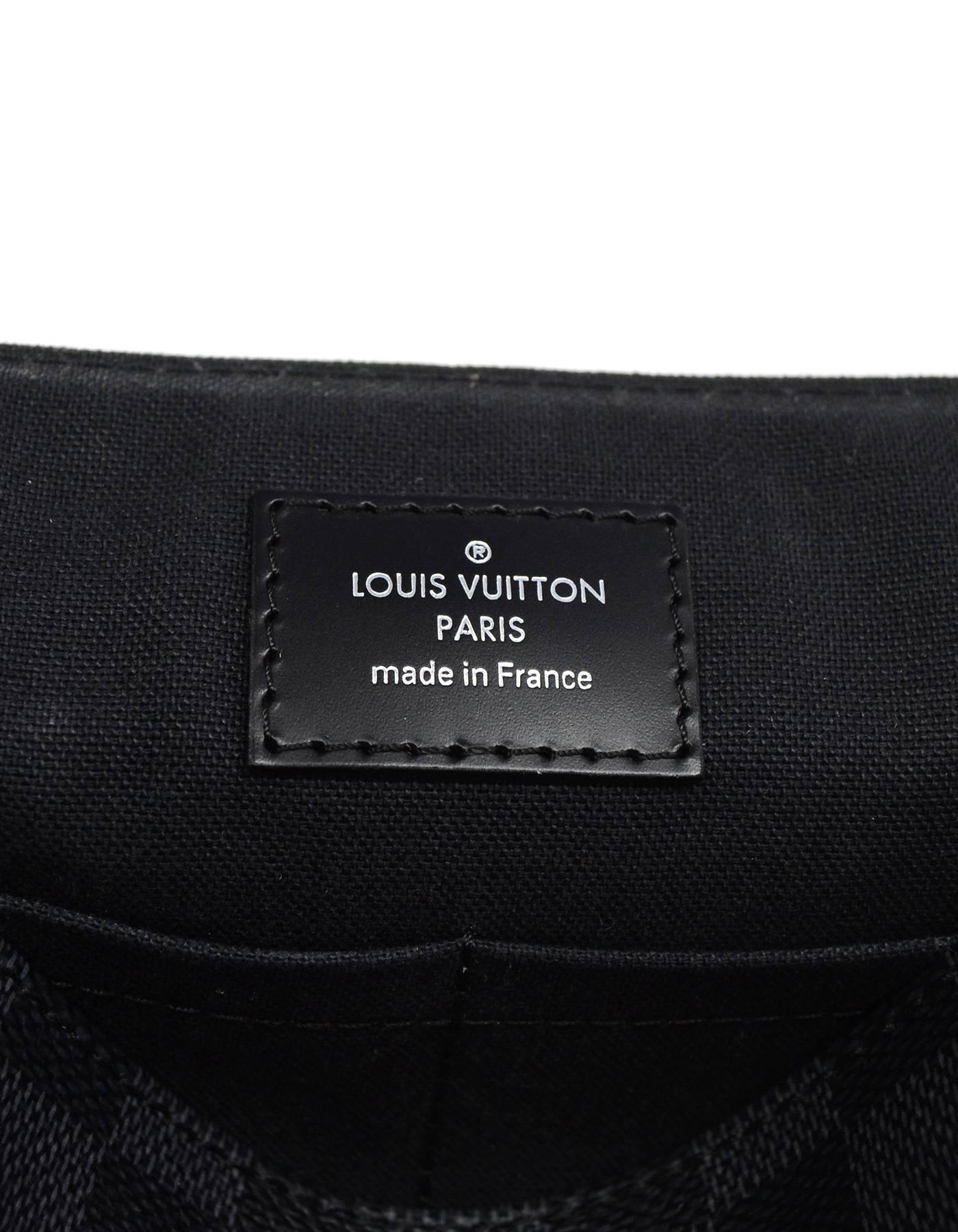 Women's or Men's Louis Vuitton Graphite Damier District PM Crossbody Bag