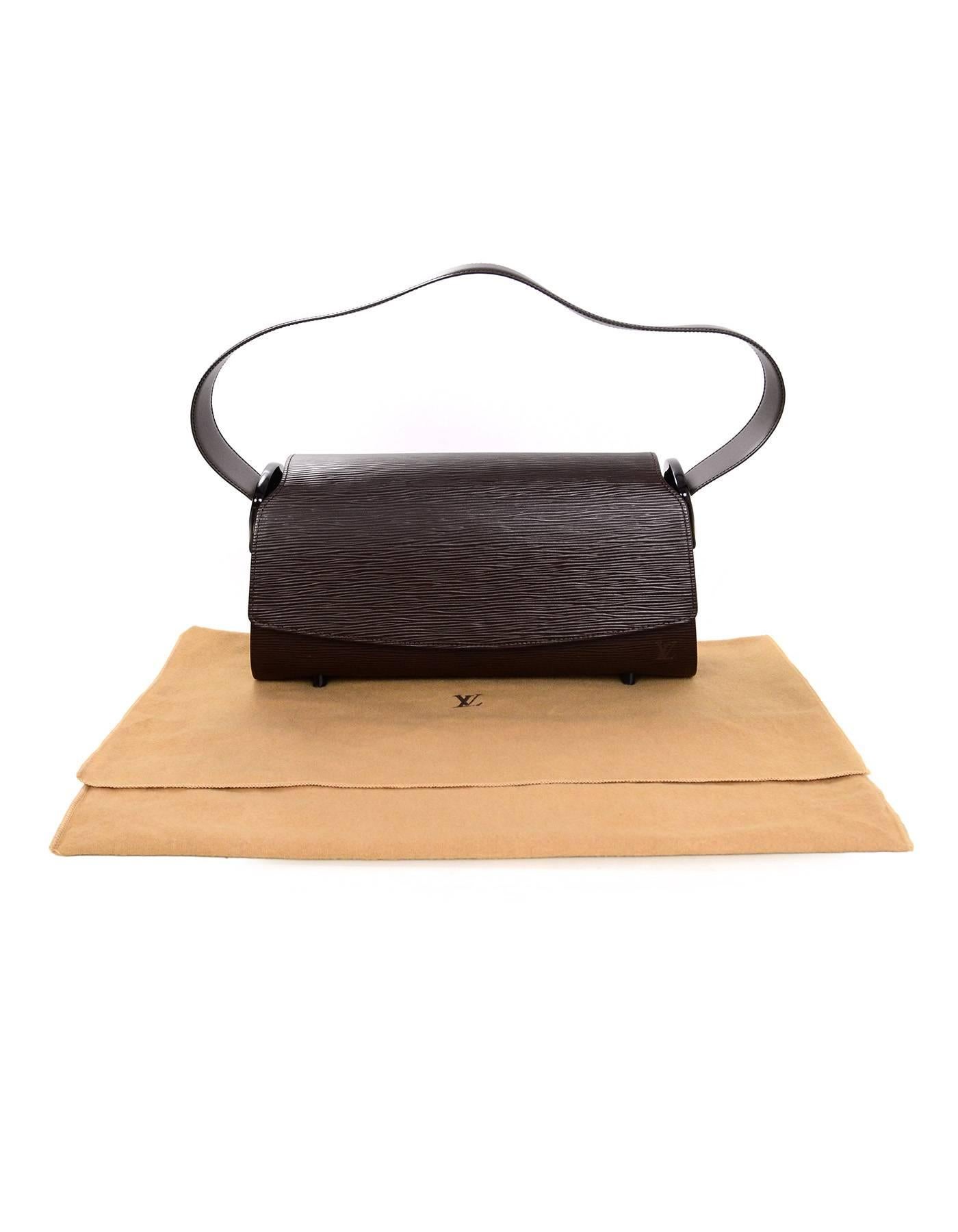 Louis Vuitton Brown Epi Leather Moka Nocturne Shoulder Bag 4