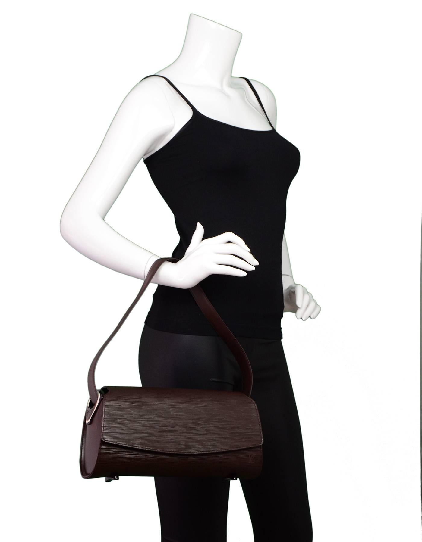 Louis Vuitton Brown Epi Leather Moka Nocturne Shoulder Bag 5