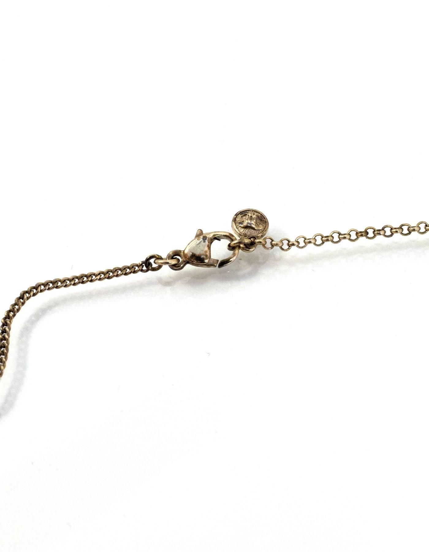 Chanel Pearl & Crystal CC Pendant Necklace In Excellent Condition In New York, NY