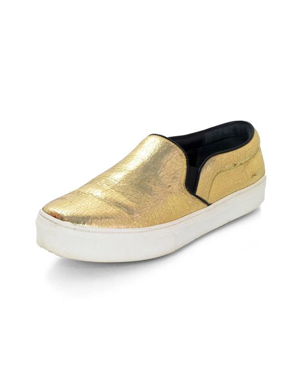 celine gold shoes